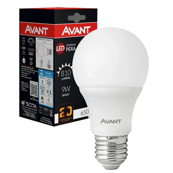 LÂMPADA LED BULBO E-27 BIVOLT