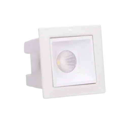 SPOT DOWNLIGHT LED 2W DE EMBUTIR BRANCO