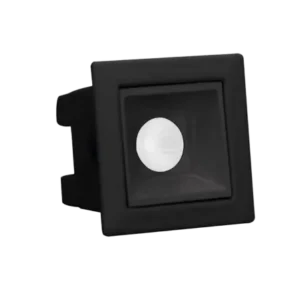 SPOT DOWNLIGHT LED 2W DE EMBUTIR PRETO